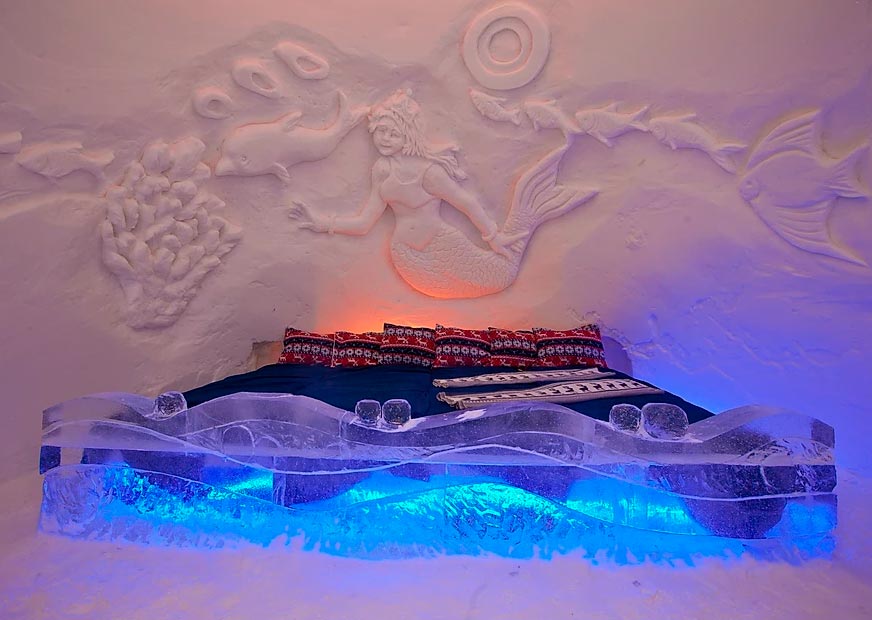Ein unvergesslicher Urlaub besticht mit einzigartigen Erlebnissen wie hier im Snowhotel in Norwegen.©Snowhotel Kirkenes